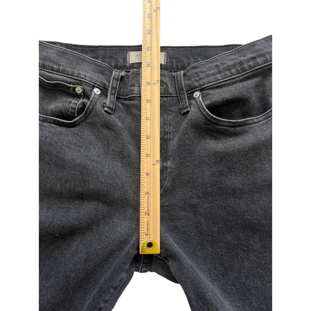 Madewell Tomboy Straight Jeans Womens 29 Faded Black Cotton Blend Casual Boho - Picture 7 of 9